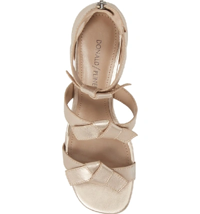 Shop Donald Pliner Cady Strappy Sandal In Light Taupe Leather