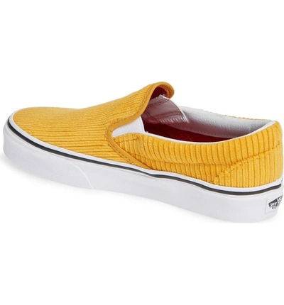 Shop Vans Classic Design Assembly Slip-on Sneaker In Sunflower/ True White