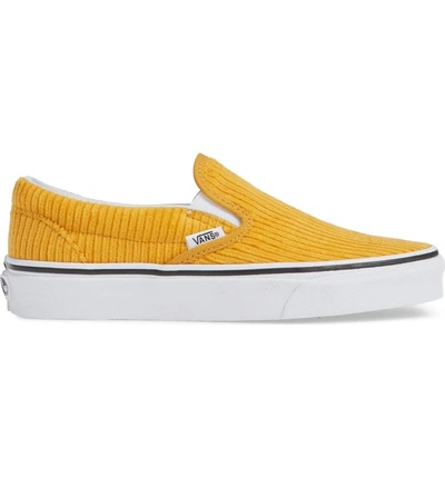 Shop Vans Classic Design Assembly Slip-on Sneaker In Sunflower/ True White