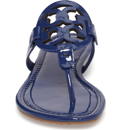 Shop Tory Burch Miller Flip Flop In Bright Indigo