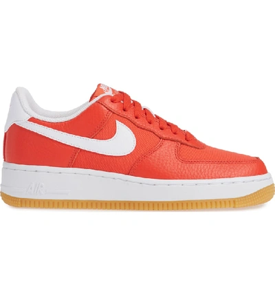 Shop Nike Air Force 1 '07 Premium Sneaker In Red/ White/ Light Brown
