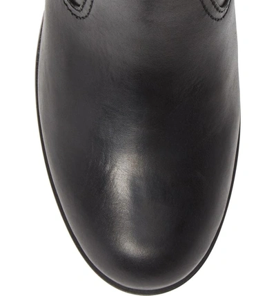 Shop Frye Claire Bootie In Black Leather