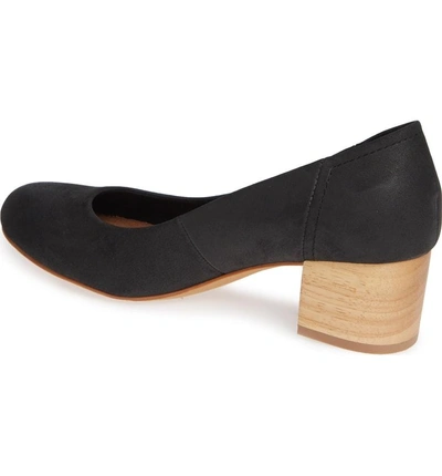 Shop Toms Beverly Pump In Black Leather