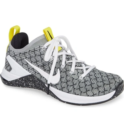 Nike Metcon Dsx Flyknit 2 Training Shoe In Black/ White/ Dynamic Yellow |  ModeSens