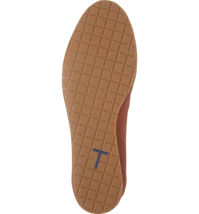 Shop T Tahari Jamie Convertible Flat In Rose Petal Nubuck Leather