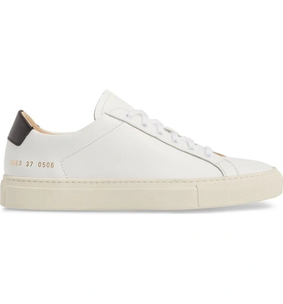 Shop Common Projects Retro Low Top Sneaker In White