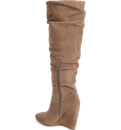 Shop Charles By Charles David Holly Wedge Boot In Taupe Suede