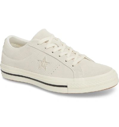 Shop Converse One Star Suede Low Top Sneaker In Egret Suede