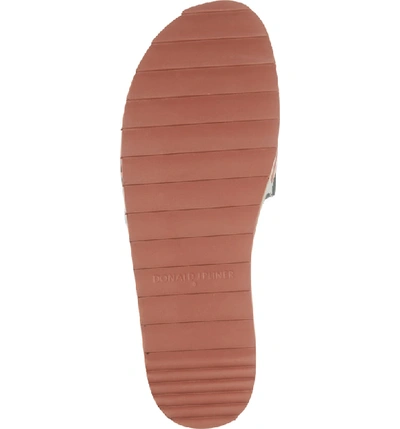 Shop Donald Pliner Cava Slide Sandal In White Leather