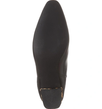 Shop Matisse Off Duty Genuine Calf Hair Chelsea Bootie In Black Leather
