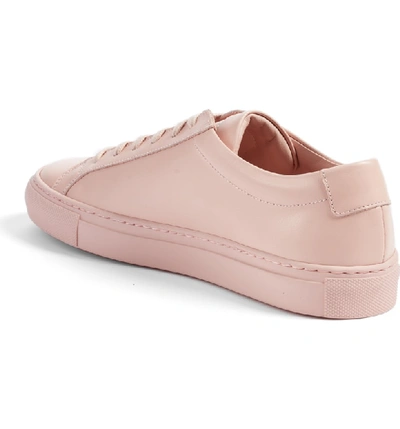 Shop Common Projects Original Achilles Sneaker In Blush Leather