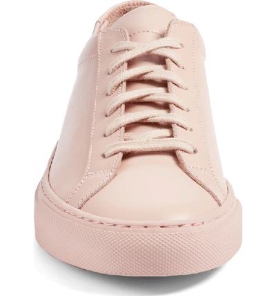 Shop Common Projects Original Achilles Sneaker In Blush Leather