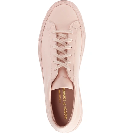 Common Projects Original Achilles Low-top Leather Trainers In Blush Leather