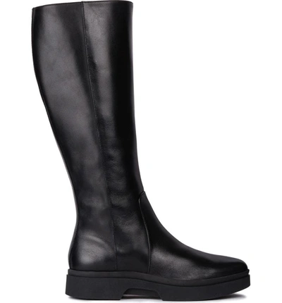 Geox Myluse Knee High Platform Waterproof Boot In Black | ModeSens