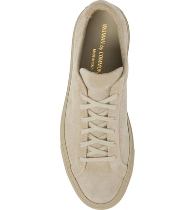 Shop Common Projects Original Achilles Low Top Sneaker In Taupe Suede