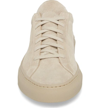 Shop Common Projects Original Achilles Low Top Sneaker In Taupe Suede