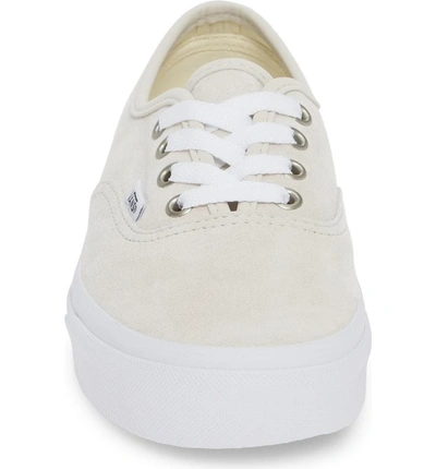 Shop Vans Ua Authentic Sneaker In Moonbeam/ True White Suede