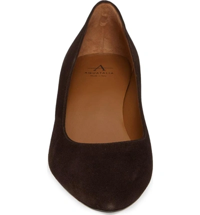 Aquatalia Pasha Pump In Espresso