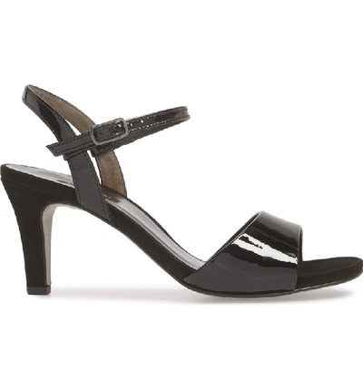 Shop Paul Green Selby Strappy Sandal In Black Leather