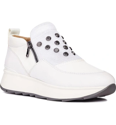 Geox Gendry Sneaker In White Leather | ModeSens