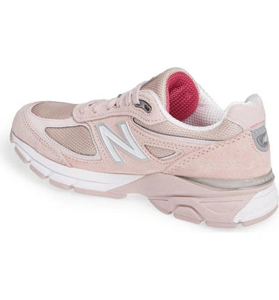 Shop New Balance 990 Sneaker In Faded Rose