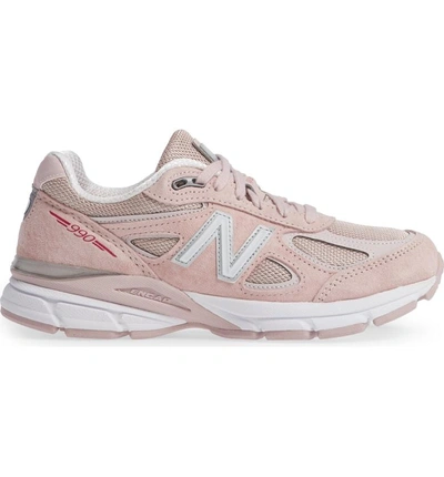 Shop New Balance 990 Sneaker In Faded Rose
