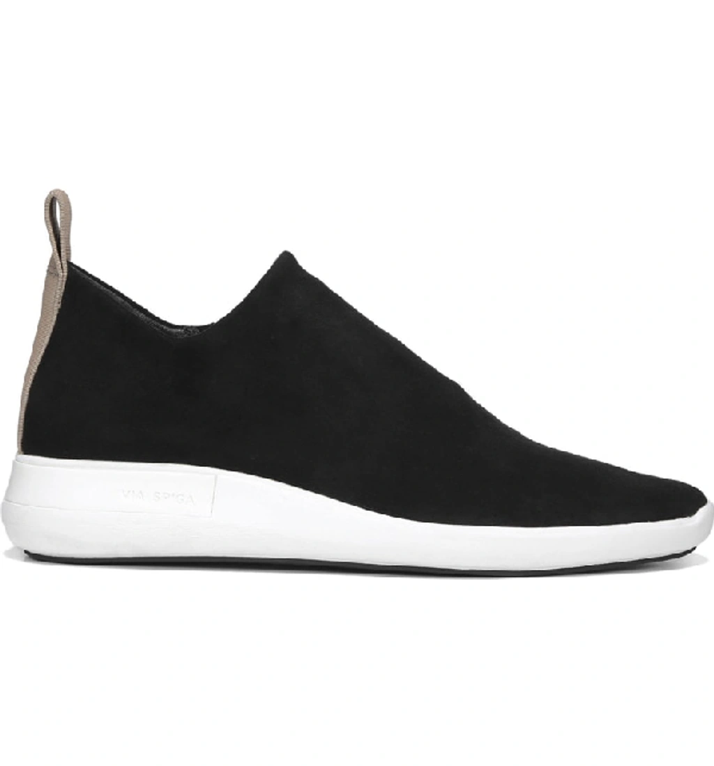 Via Spiga Marlow Slip on Sneaker In Black ModeSens