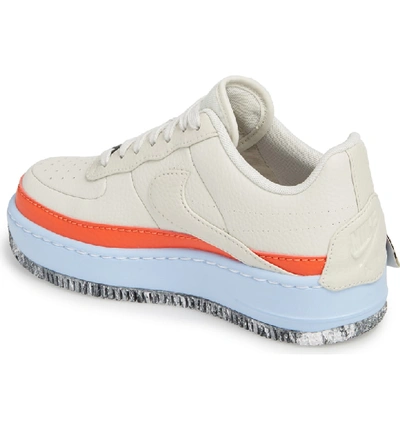 Shop Nike Air Force 1 Jester Xx Sneaker In Light Bone/ Team Orange