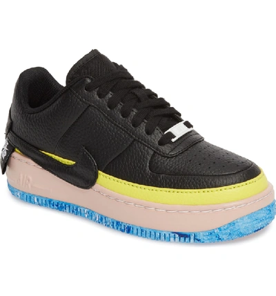 Shop Nike Air Force 1 Jester Xx Sneaker In Black/ Sonic Yellow/ Orange