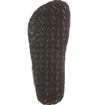 Shop Birkenstock Tabora Birko-flor Slide Sandal In Crystal Black Leather