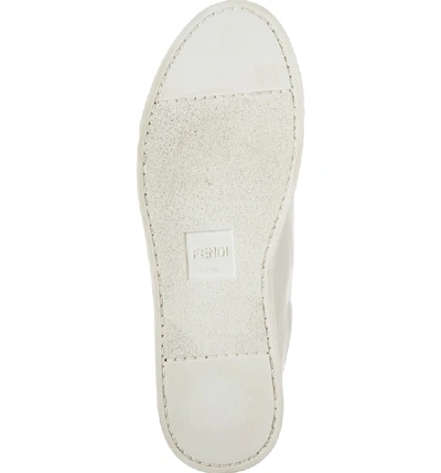 Shop Fendi Rockoclick Slip-on Sneaker In White