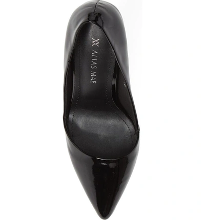 Shop Alias Mae Talise Pump In Black Patent Leather