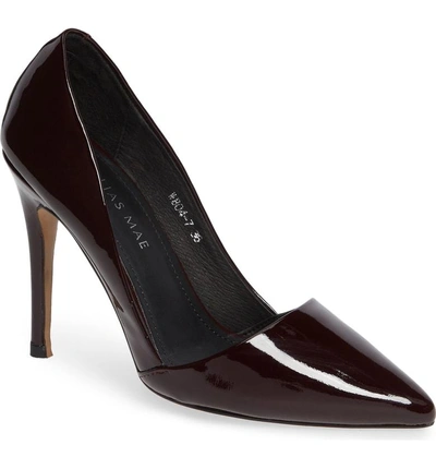 Shop Alias Mae Talise Pump In Burgundy Patent Leather