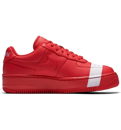 Shop Nike Air Force 1 Upstep Lx Shoe In Univ Red/ Univ Red-white