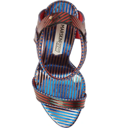 Shop Marskinryyppy Wynona Stripe Sandal In Multi-color Striped