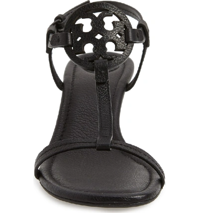 Shop Tory Burch Miller Wedge Sandal In Perfect Black