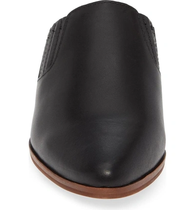 Shop Madewell Lanna Mule In True Black Leather