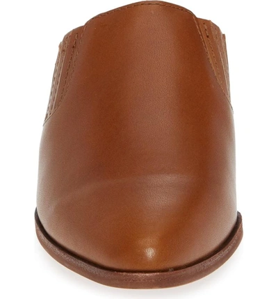 Shop Madewell Lanna Mule In English Saddle Leather