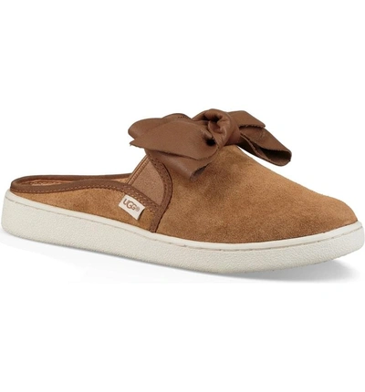 Shop Ugg Ida Mule Sneaker In Chestnut Suede