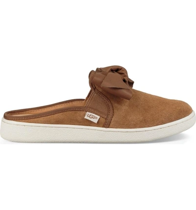 Shop Ugg Ida Mule Sneaker In Chestnut Suede