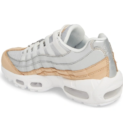 Shop Nike Air Max 95 Special Edition Running Shoe In Platinum/ Silver/ White