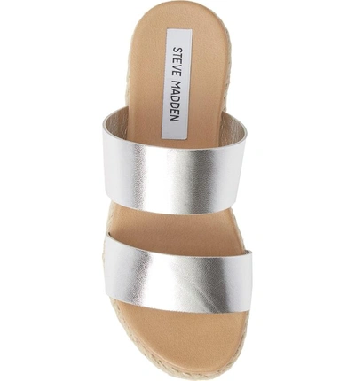 Steve madden amaze platform slide best sale sandal