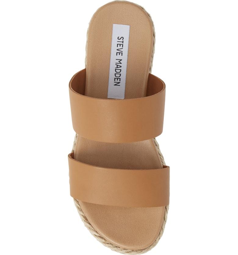 steve madden amaze platform slide sandal