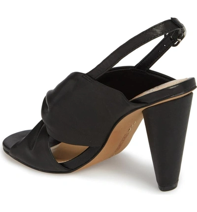 Shop Vince Camuto Kattie Slingback Sandal In Black Leather