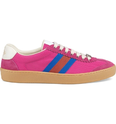 Shop Gucci G74 Low Top Sneaker In Pink