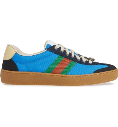 Shop Gucci G74 Low Top Sneaker In Blue