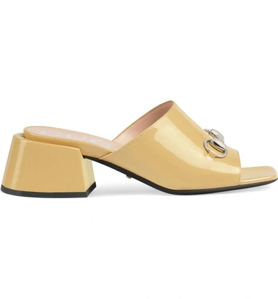 Shop Gucci Lexi Slide Sandal In Burro