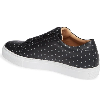 Shop Greats Royale Low Top Sneaker In Black/ 3m Dots Leather