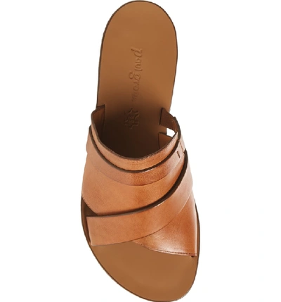 Shop Paul Green 'bayside' Leather Sandal In Cuoio Leather