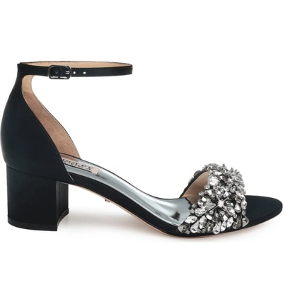 Badgley mischka vega crystal embellished sandal clearance